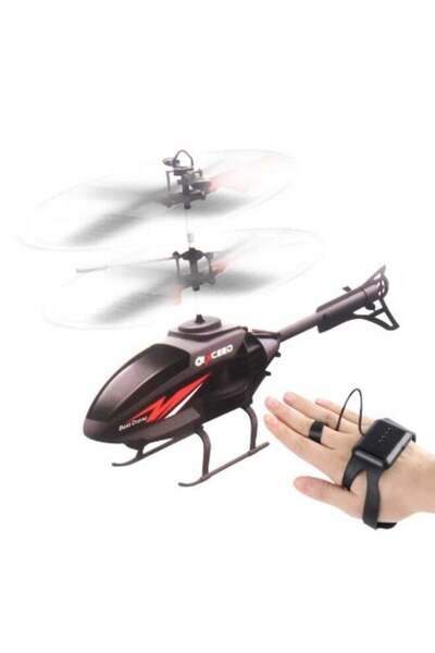 Toybox طائرة هليكوبتر طائرة مع جهاز تحكم عن بعد وساعة استشعار إيماءة للأطفال