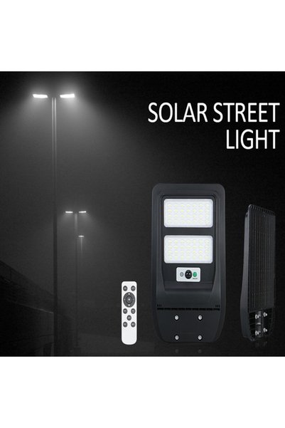 gaman Güneş Enerjili 200W LED Projektör - Sensörlü, IP65 Su Geçirmez Beyaz Iş...