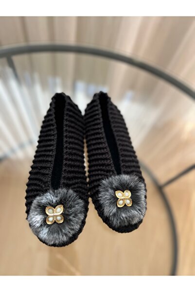 COOYEE El örgüsü ev babeti , çeyizlik patik , örme patik