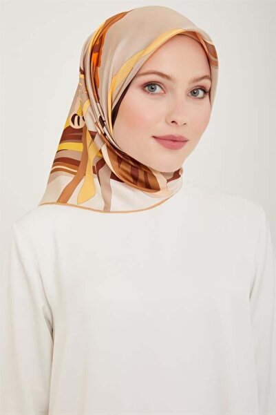 Belli Eșarfă din mătase twill - 4017-32 cupru