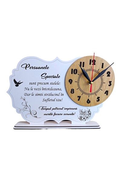 OEM Ramă de ceas personalizată cu mesaj standard pentru nași/prieteni, 30x20 ...