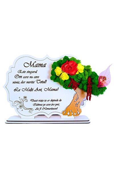 OEM Tablou înrămat cu mușchi stabilizat — Personalizat „Mama este singura per...