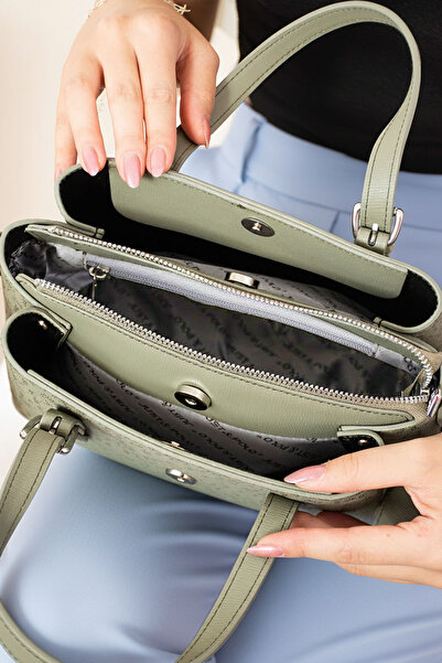 POLO CLUB Women's 3-Compartment Crossbody Nickel Accessory Hand and Shoulder Bag (25X18 cm)