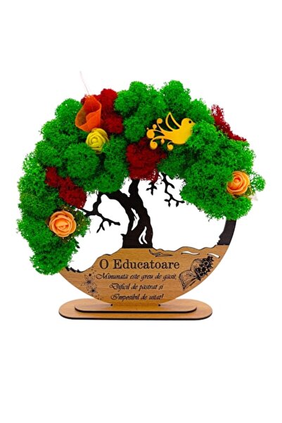 OEM Artă de artă Copacul Vieții cu lichen stabilizat, mesaj personalizat pent...