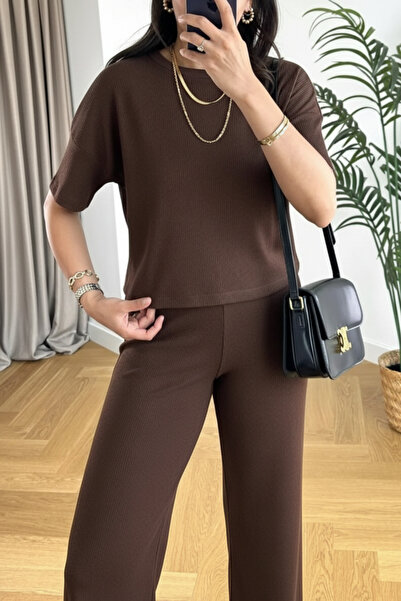 ruNadeS Γυναικείο Σετ Φόρμας Καλοκαιρινό Stretchy Twill