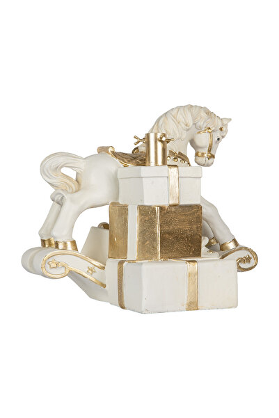 Clayre & Eef Βάση για χριστουγεννιάτικο δέντρο σε σχήμα αλόγου 47x30x38 εκ.