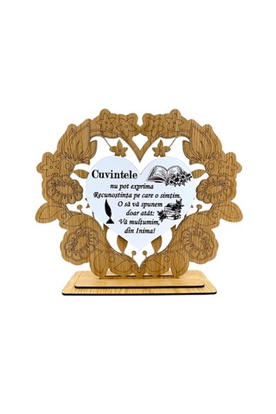 OEM Decorațiune de perete în formă de inimă, cadou personalizat cu mesaj stan...