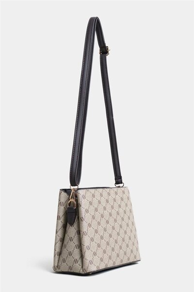 Armine 361 Women's Shoulder Bag Mink Printed