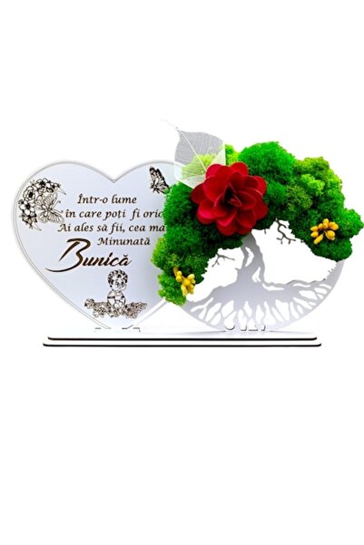 OEM Decorațiune Copacul Vieții cu Suport și Inimă, cadou personalizat pentru ...
