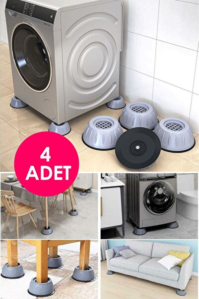 TRİPULAM 4’lü Beyaz Eşya Altlığı – Çamaşır / Bulaşık Makinası & Buzdolabı İçi...