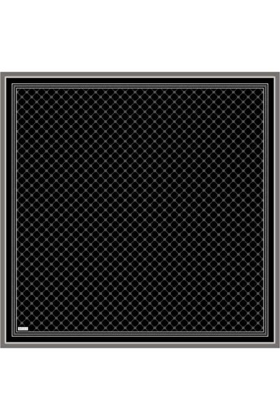 Belli Eșarfă din mătase twill - 4030-09 Negru afumat