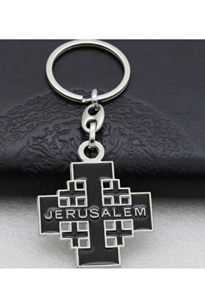 OEM Breloc Metalic Crucea Ierusalimului (Emblemă și Suvenir)