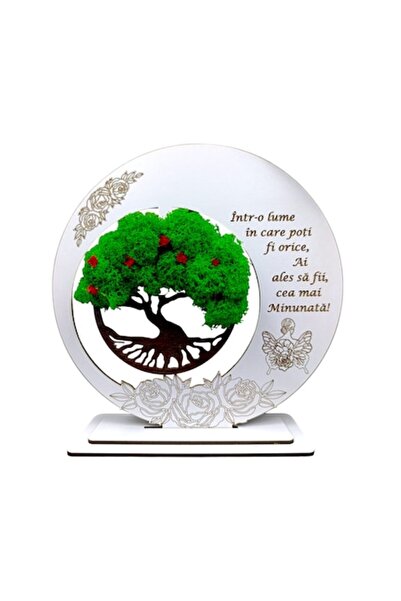 OEM Decoratiune cu copacul Vieții și mesaj pentru femeie/mama/NASA/sora/bunic...