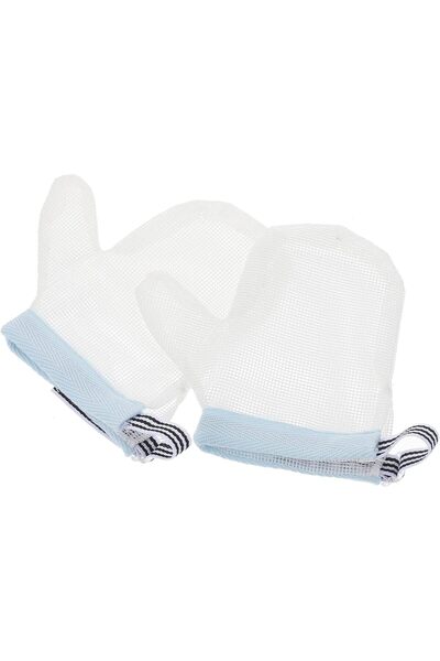 Tazweeq قفازات أطفال مضادة للمص - واقي إبهام شبكي قابل للتهوية للأطفال الرضع ...