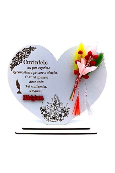 OEM Decorațiune în formă de inimă, cadou personalizat cu mesaj standard pentr...