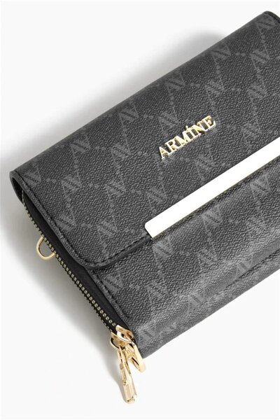 Armine 381 Women's Handbag Black Printed