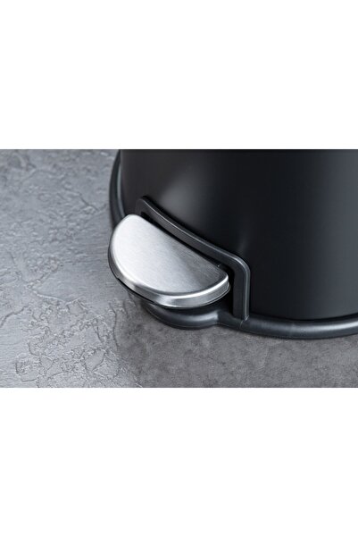 FACKELMANN MILANO 3L waste bin with pedal and internal bucket, for bathroom or small spaces