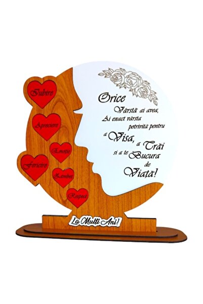 OEM Placă decorativă personalizată cu mesaj pentru iubită/persoană iubită/soț...