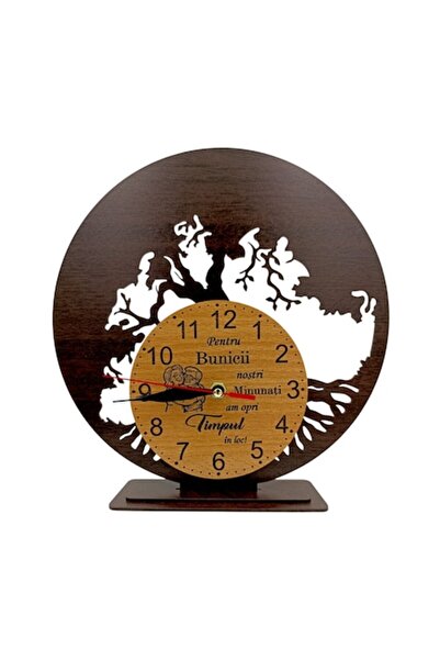 OEM Ceas decorativ cu suport pentru lichen stabilizat, personalizat „Bunici”,...