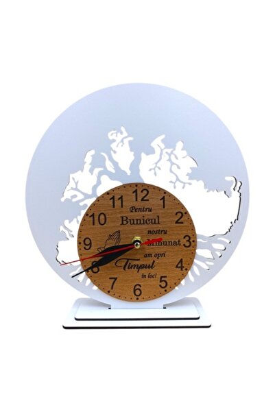 OEM Decorațiune ceas cu suport pentru licheni stabilizați, cadou personalizat...