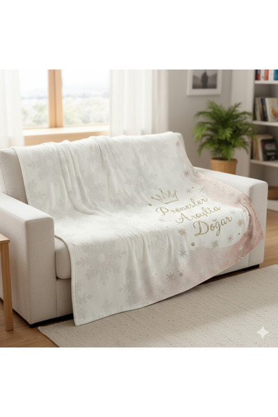 Piloji بطانية من الصوف الناعم بتصميم الأميرات تولد في ديسمبر هدية عيد ميلاد للنساء بطانية تلفزيون