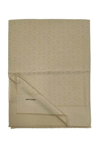Pierre Cardin شال قطن بيج - موديل 932