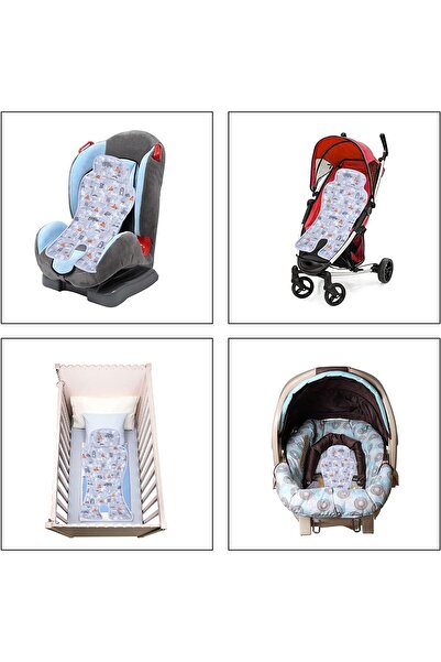 Generic YACMMY Gel Cooling Pad for Baby Car Seat — Breathable, Multi-function (Stroller/High Chair/Safety