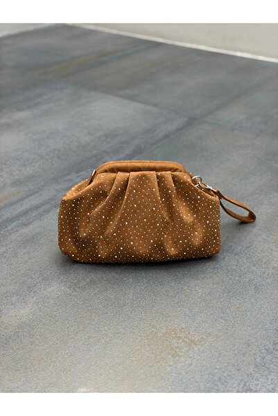 DİVA Süet Taşlı Kadın Günlük Çanta