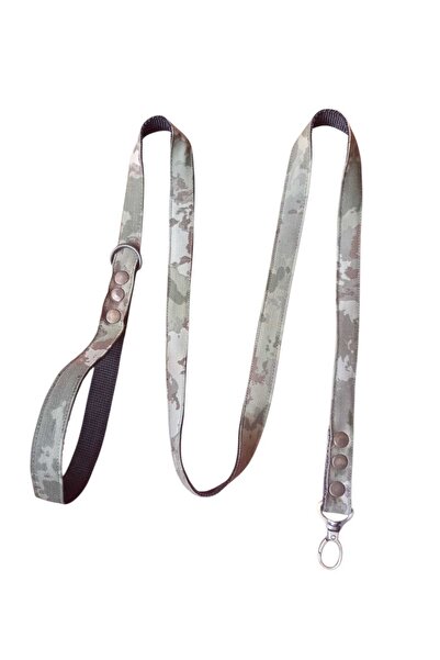 balkonda Dog Walking Strap Collar 2 cm Width Column Cord Camouflage