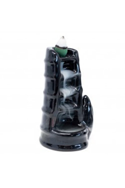 OLEUM PHARMABIO Backflow Incense Fountain - BLACK BAMBOO