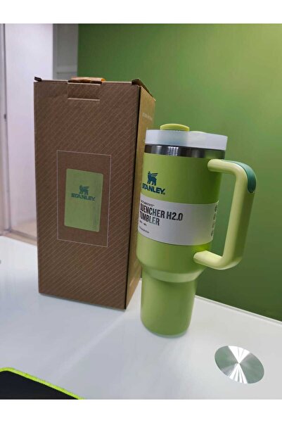 Stenley Stanley Quencher H2.0 40oz | Durable Stainless Steel Insulated Tumbler - Green Glow