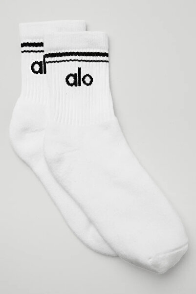HepsitrentStore Unisex White Color Half Length Basic Socks