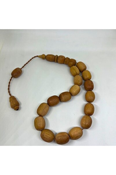 Kehribarlı Bebeğim Ardıç ağacından kapsül kesim 17-13 mm ölçülerinde tesbih