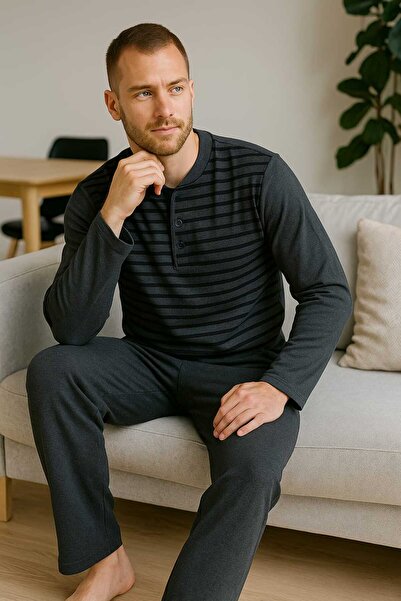 Tenra Men's Pajama Set 100% Cotton