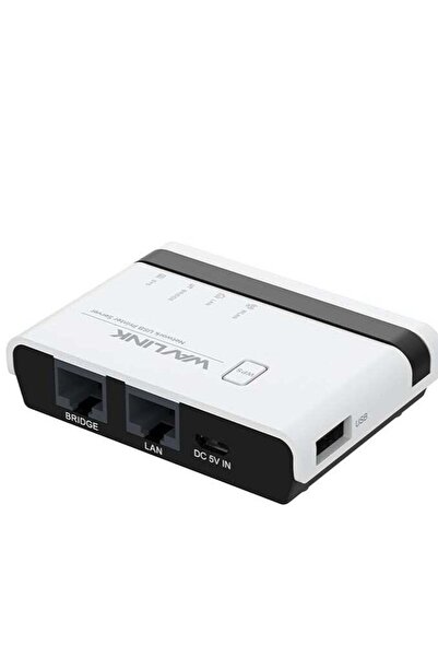 wavlink Wireless USB Print Server – Dual USB 2.0, 100Mbps LAN, WiFi & Bridge Modes