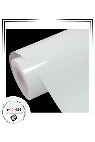 m&brn baran reklam malzemeleri parlak beyaz kendinden yapışkanlı masa dolap k...