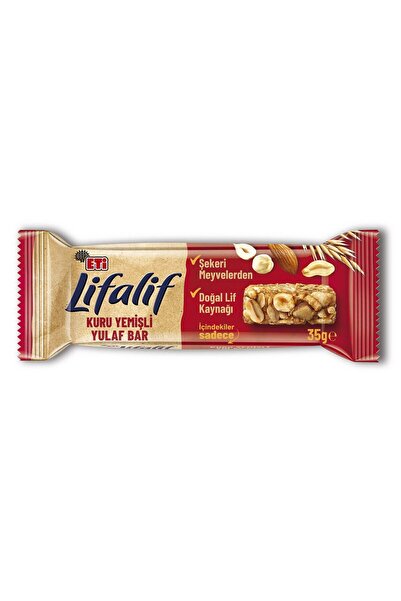 Eti LİFALİF KURUYEMİŞLİ YULAFLI BAR 30G 5Lİ
