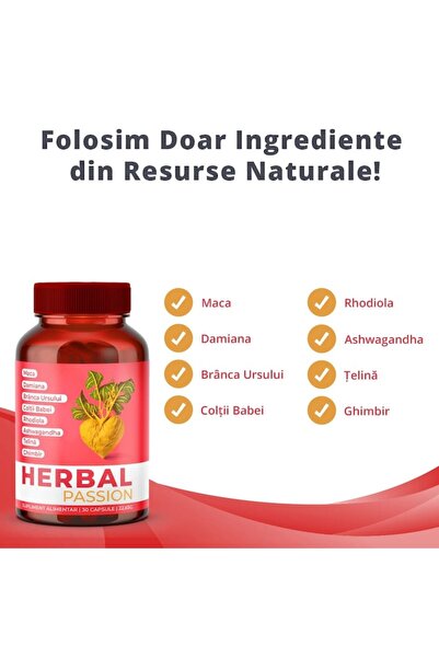 Doza de Sanatate Herbal Passion, 30 capsules