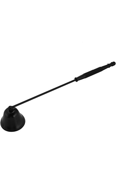 Ejoyous مطفئة شموع على شكل جرس من الفولاذ المقاوم للصدأ، عبوة واحدة (أسود)