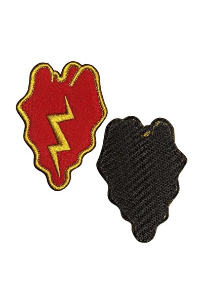 Ex Patch Korean War Turkish Military Lightning Embroidery Peç Patch - 5.5X8 cm