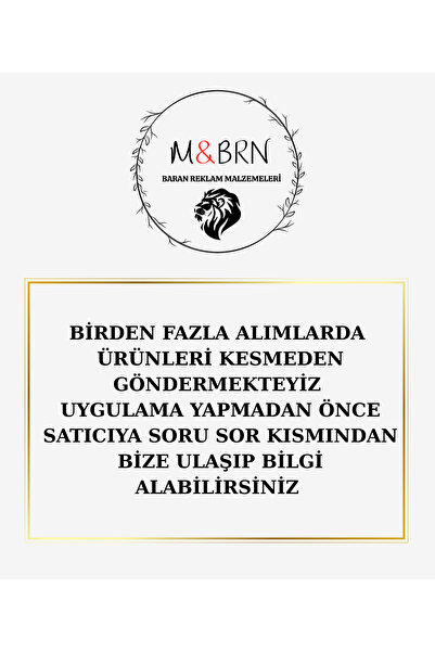 m&brn baran reklam malzemeleri duşakabin cam kumlama şerit 15x500