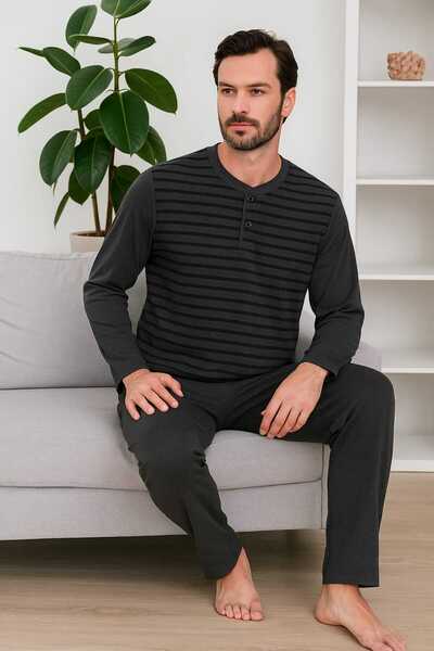 Tenra Men's Pajama Set 100% Cotton