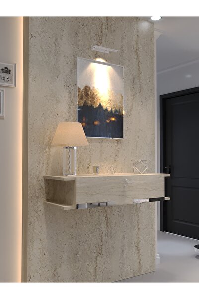 lullaby furniture KARNAVAL DRESUAR TRAVERTEN SİLVER S-DRS-1005-8