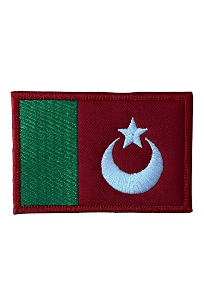 Ex Patch Karapapak Turks Flag Embroidery Peç Patch - 8X5 cm