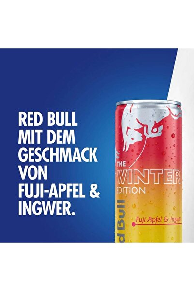 Red Bull Winter Fuji Apple & Ginger Energy Drink 250ml (2 pieces)