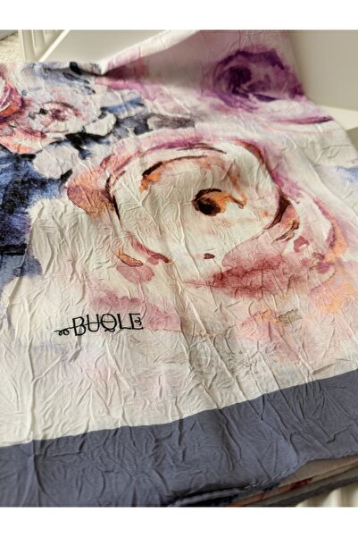 BUQLE GİYİM ÜTÜ GEREKTİRMEYEN ,KOLAY ŞEKİL ALAN VE TERLETMEYEN GÜL DESEN BAMB...