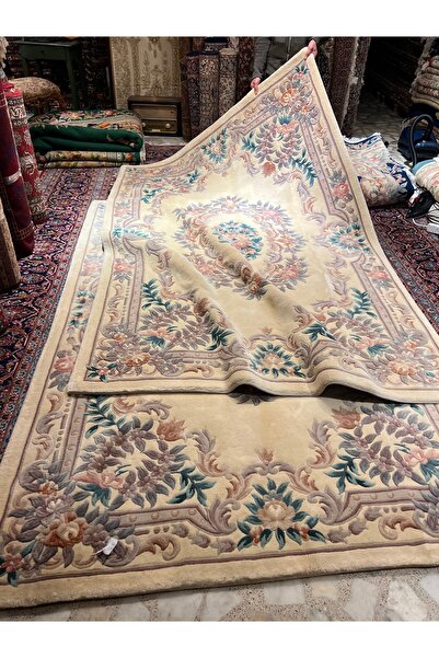 RD RAMAZAN DAĞ EL HALI SANATI El Dokuma Kabartmalı Çin Halısı Birinci Sınıf K...