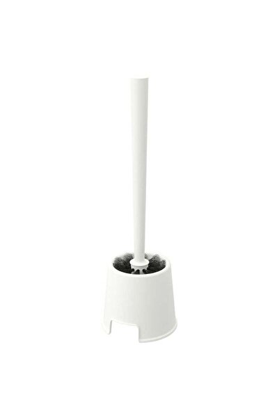 Generic Toilet Brush with Holder – White | Simple & Functional