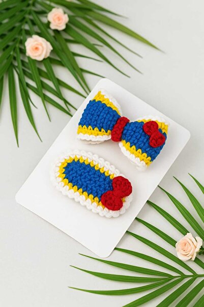 Hand Mother's Since 2024 Принцеска аксесоар за коса, комплект от 2 броя, щипк...