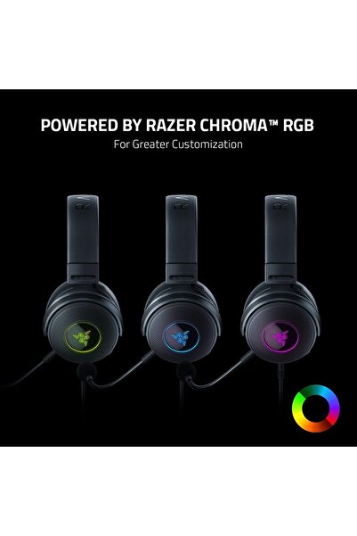 RAZER Kaira X Wired Headset for PS5, PC, Mac and Mobile (Black, Over-Ear, 50mm Triforce Drivers)